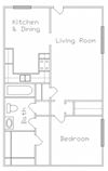 1 bedroom 1 bath
